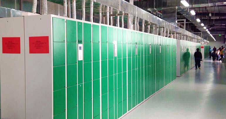 OPPO大型工廠員工鞋柜應(yīng)用案例 OPPO大型工廠員工鞋柜應(yīng)用案例